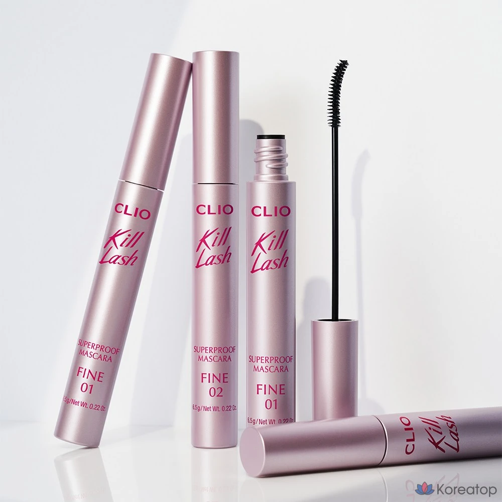 Тушь для ресниц Clio Kill Lash Superproof Mascara Fine, оттенок 002 Mousse Brown, 1 шт., фото 2