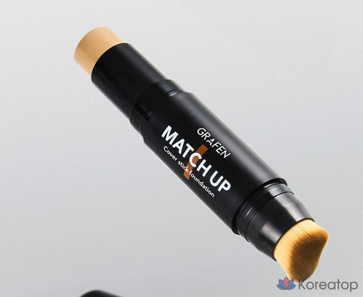 Тональный крем-стик GRAFEN Match Up Cover Stick Foundation SPF50+ PA++++ 12 г, № 21, светло-бежевый, 1 шт.