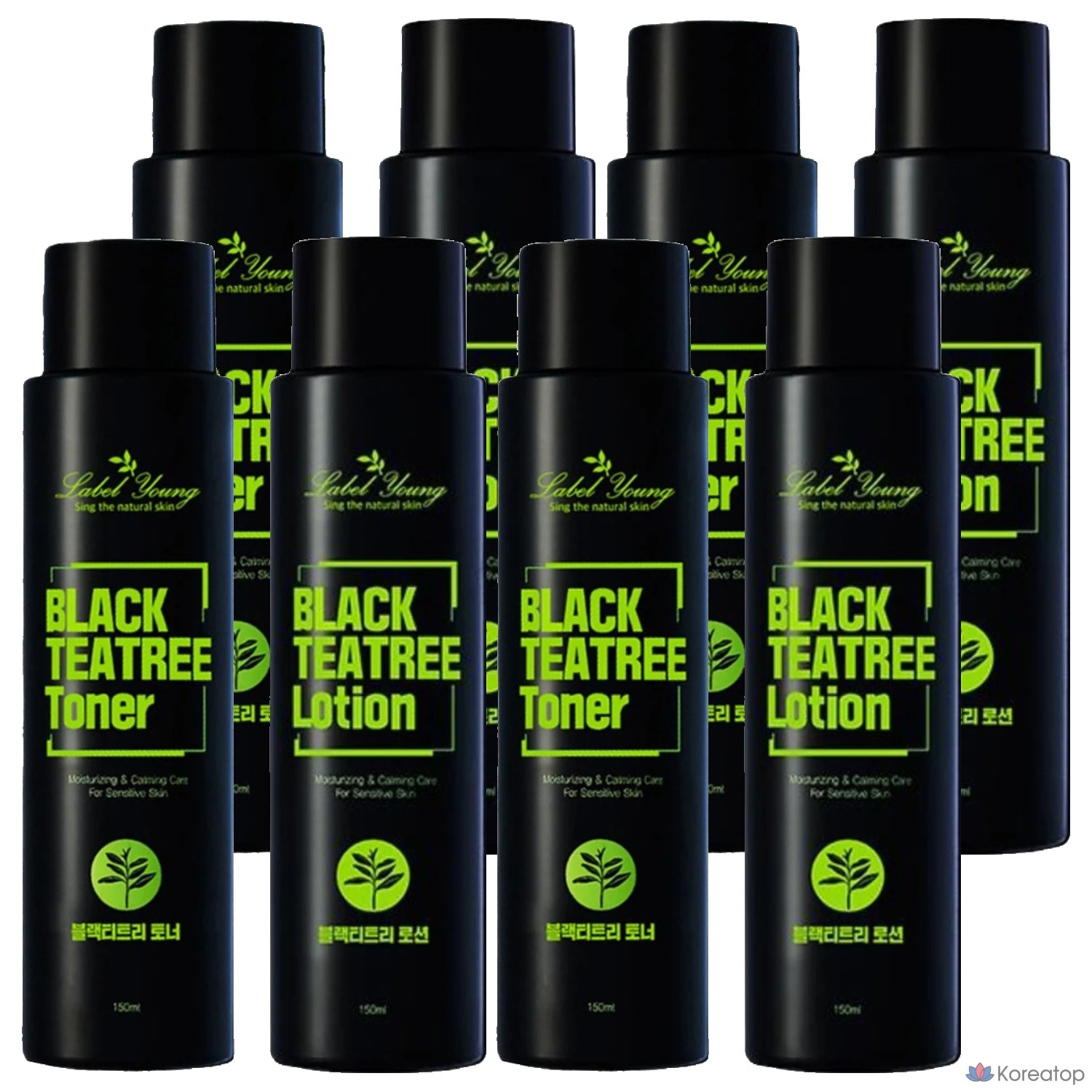 Тоник и лосьон Label Young Shocking с маслом черного чайного дерева, 4 набора