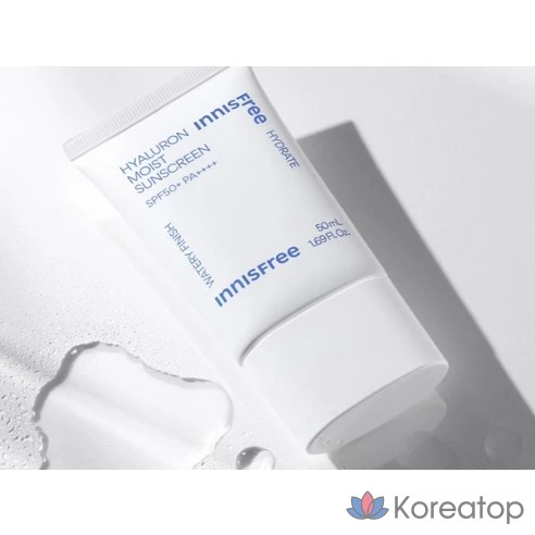 Солнцезащитный крем эссенция гиалуроновая увлажняющая INNISFREE SPF50+ PA++++, 50 мл