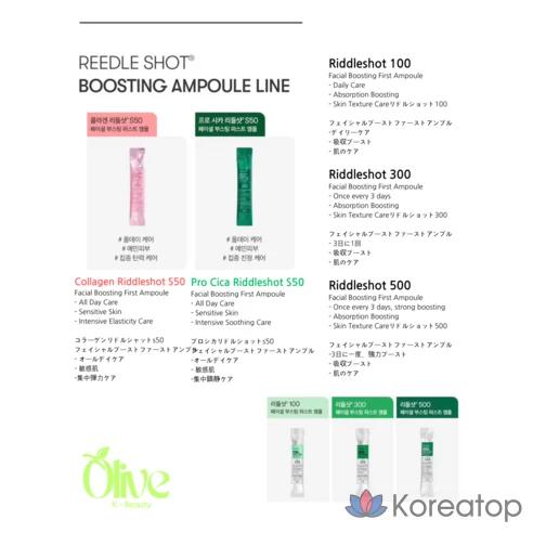 VT Riddleshot Facial Lifting Skin Care Speckle Peptide Essence, 1 упаковка (6 шт.), 36 шт., 2 мл