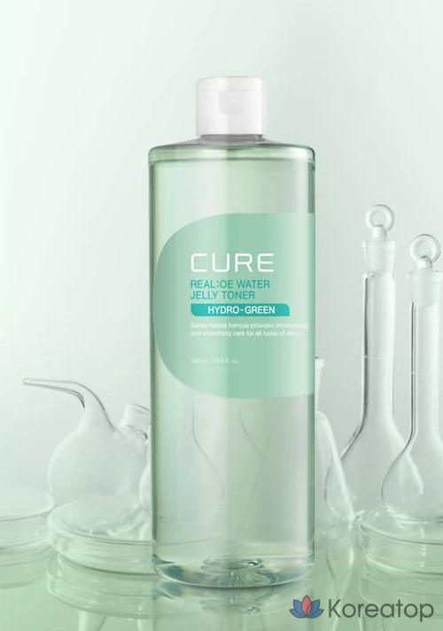 Тоник-гель для душа KIM JEONG MOON Aloe Lasence Cure Realoe Water Jelly Toner, 500 мл, 1 шт., фото 2