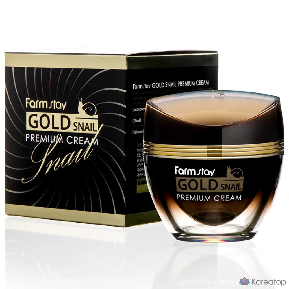 Крем для лица FarmStay Gold Snail Premium Cream, 50 мл, 1 шт.