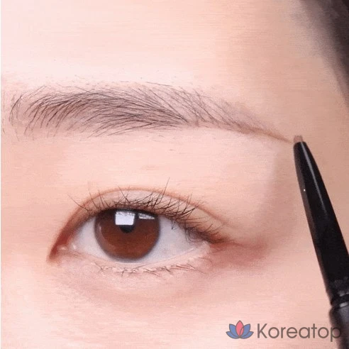 Тонкий карандаш для бровей Peripera Speedy Skinny Brow, оттенок 02 Dark Brown, 0,05 г