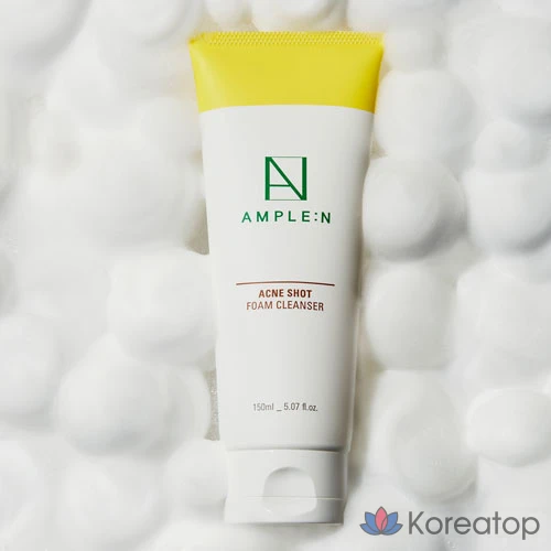 Очищающая пенка для лица AMPLE:N &amp; Acne Shot, 150 мл, 1 шт.