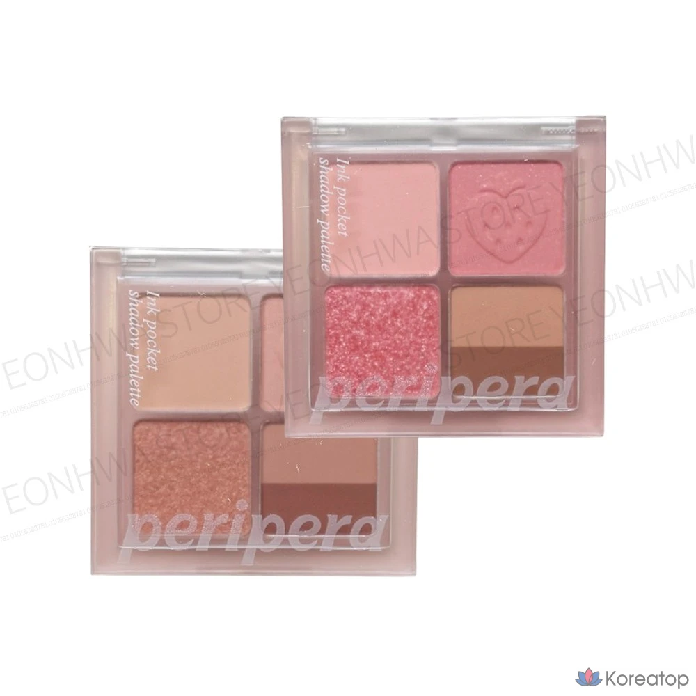 Палетка теней Peripera Ink Pocket Shadow Palette, оттенок 02, 1 шт.