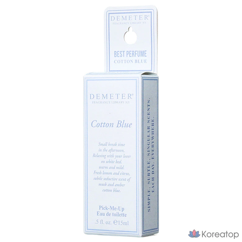 Туалетная вода Demeter Cotton Blue, 15 мл, 1 флакон