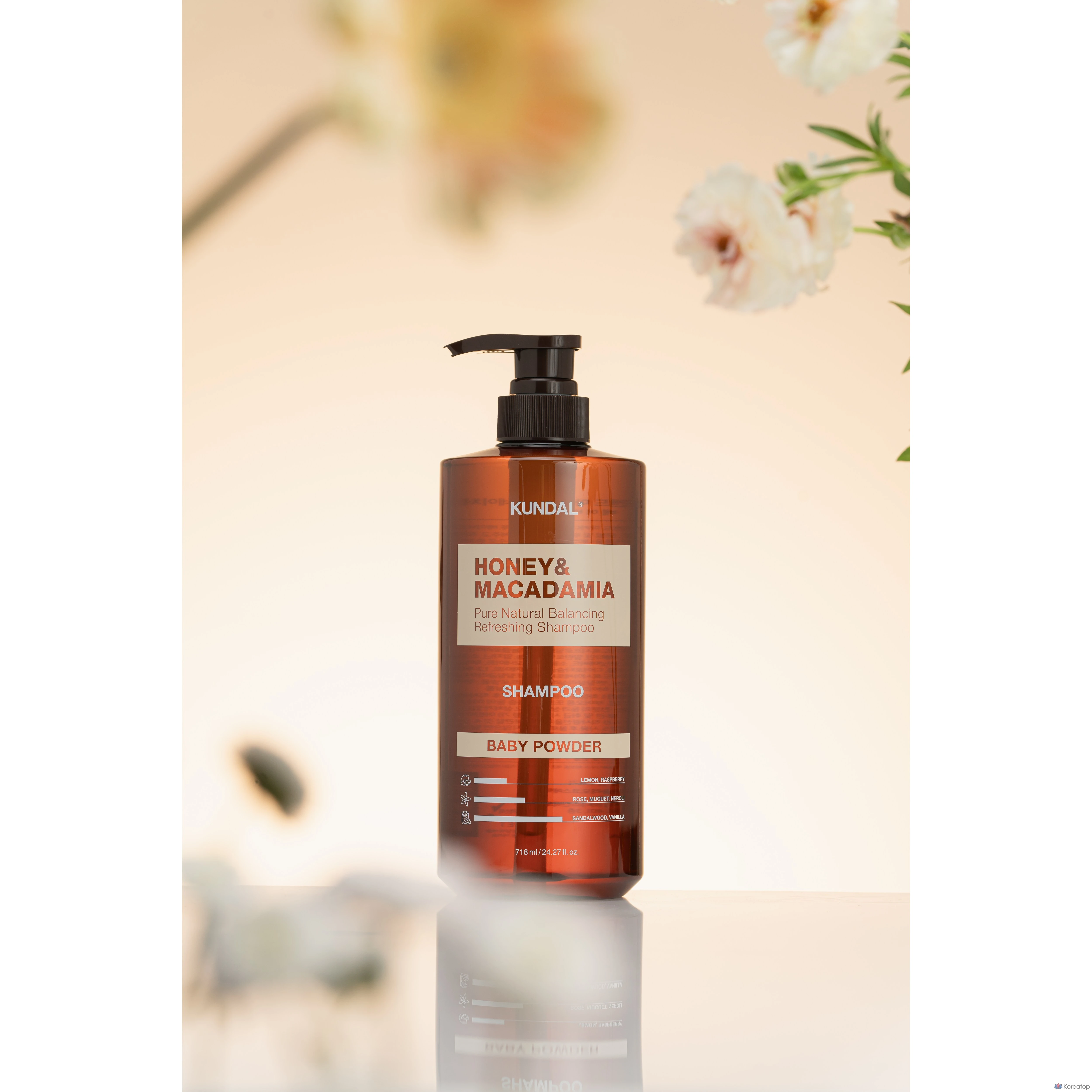 Kundal Honey & Macadamia Nature Шампунь Блан, 1,058 л, 1 шт., фото 2