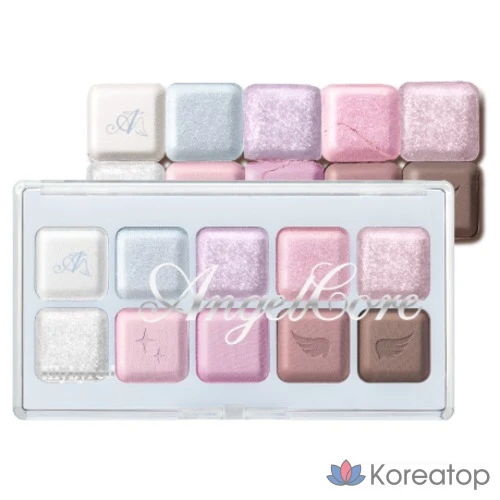 Палитра для век Lilybyred Mood Keyboard Eye Palette, оттенок 00 Angel Core, 1 шт.