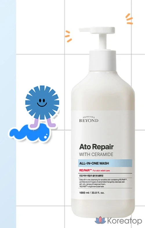 Гель для умывания BEYOND Atto Repair With Ceramide All-in-One Wash, 1 л, 1 шт.