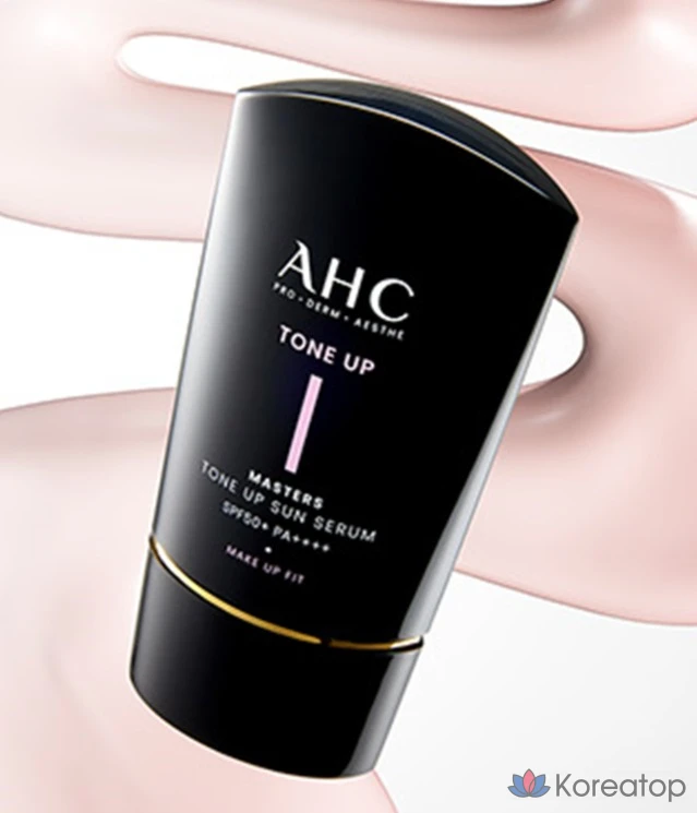 Солнцезащитный крем-сыворотка AHC Masters Tone Up Sun Serum SPF50+ PA++++, 50 мл, 1 шт.