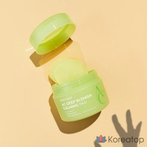 Успокаивающие пэды для проблемной кожи DEWYTREE AC Deep Blemish Calming Pad