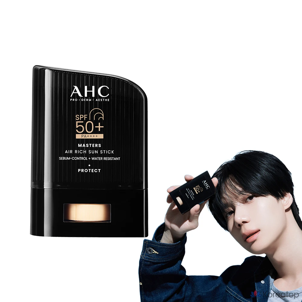 Солнцезащитный стик AHC Masters Air Rich Sun Stick SPF50+ PA++++, 14 г, 1 шт., фото 2