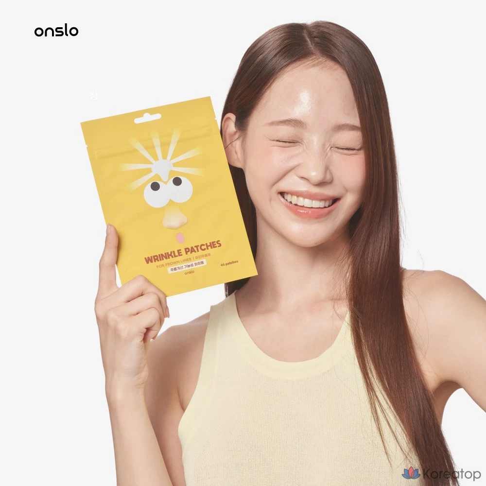 Патчи от межбровных морщин Onslow с ретинолом, 1 шт., 45 штук., фото 3