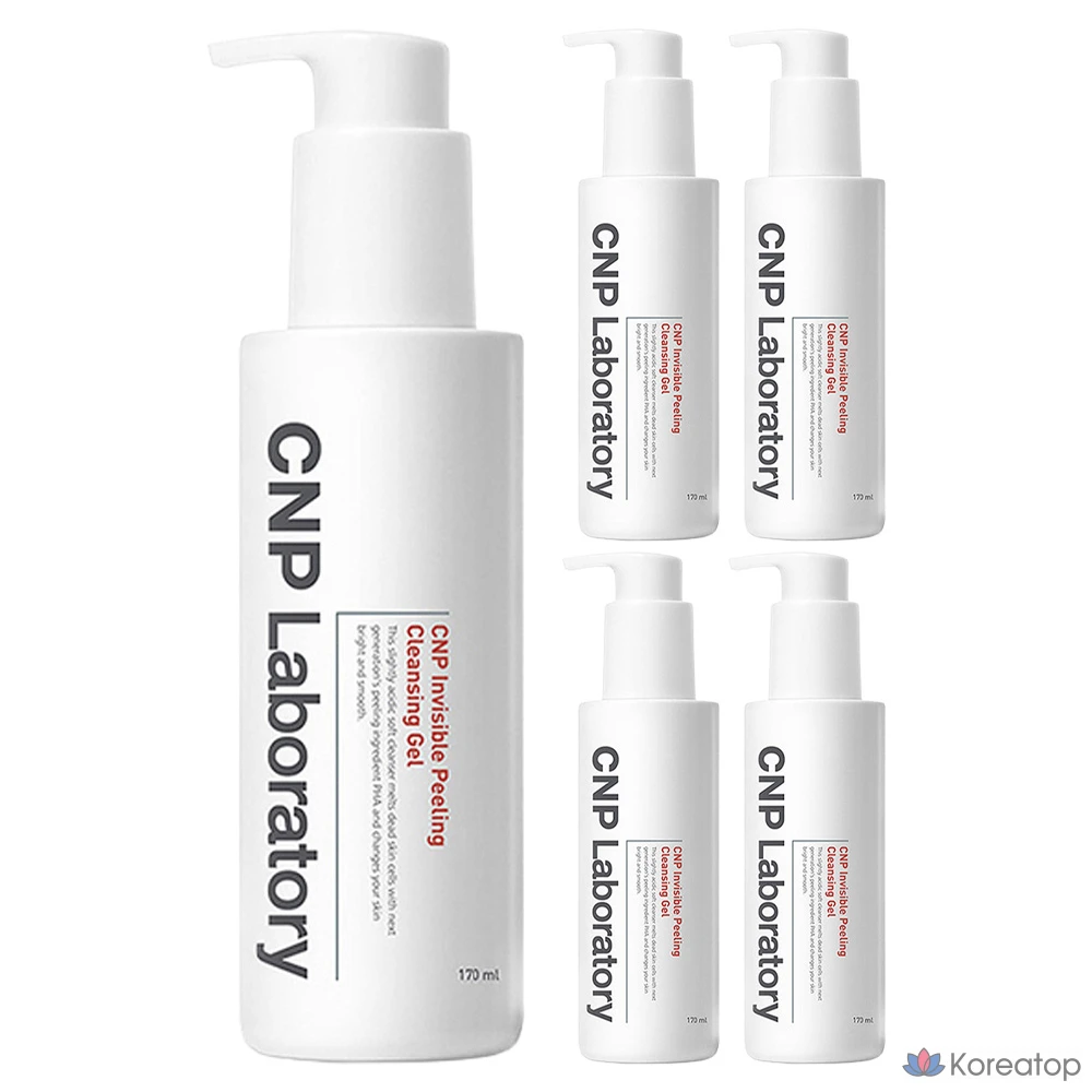 Очищающий пилинг-гель CNP Cha & Park Invisible Peeling Cleansing Gel, 170 мл, 1 упаковка, 5 штук