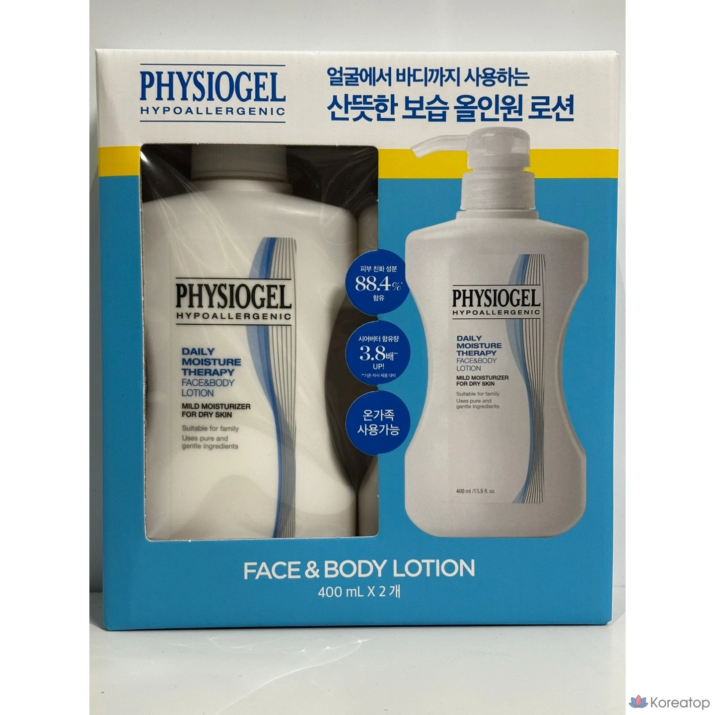 Лосьон для лица и тела PHYSIOGEL, 400 мл, 800 мл, 1 шт.