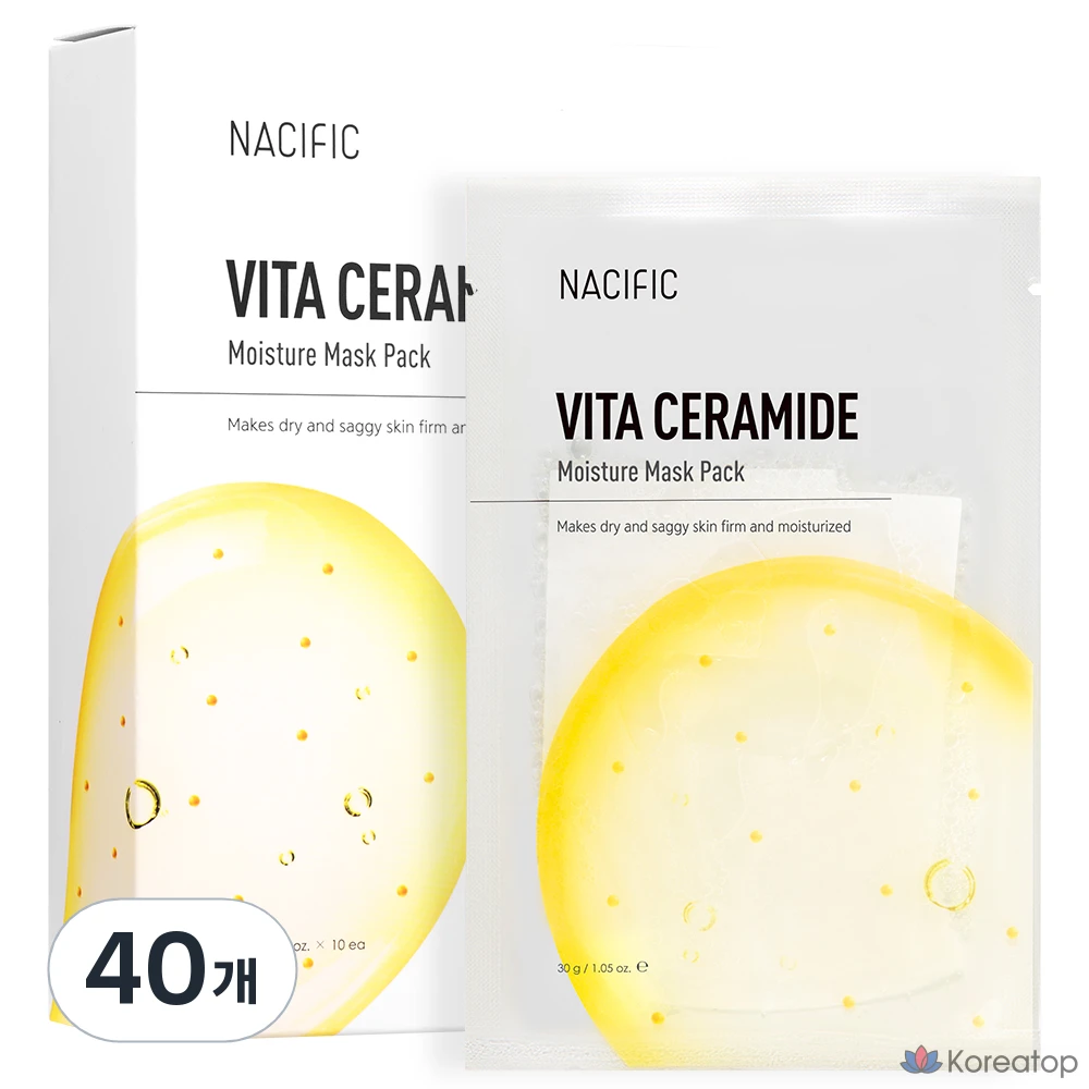Тканевая маска для лица NACIFIC Vita Ceramide Moisture Mask, 30 г, 40 шт.