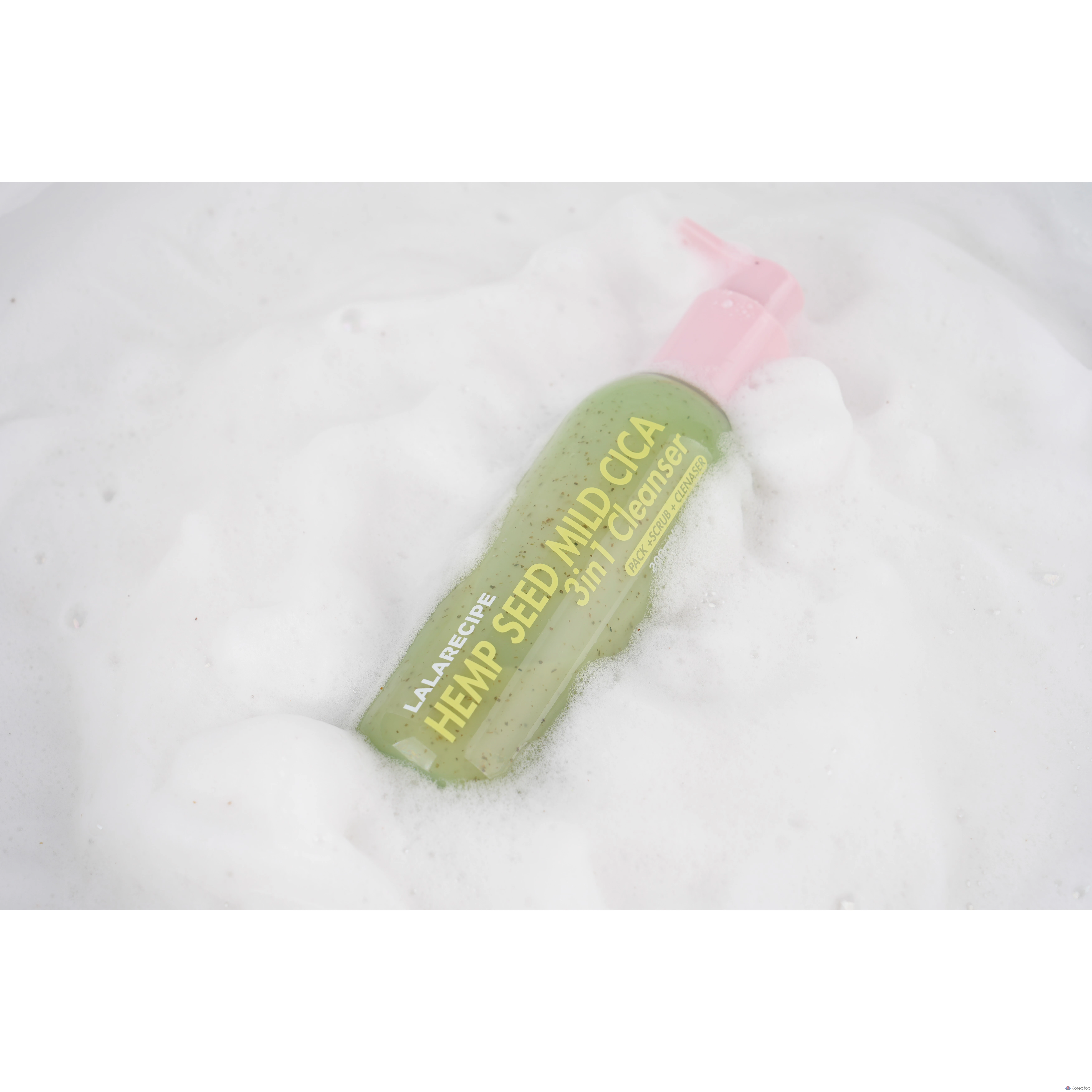 Очищающее средство LALARECIPE Hemp Seed Mild Cica 3-в-1, 200 мл, 1 шт.