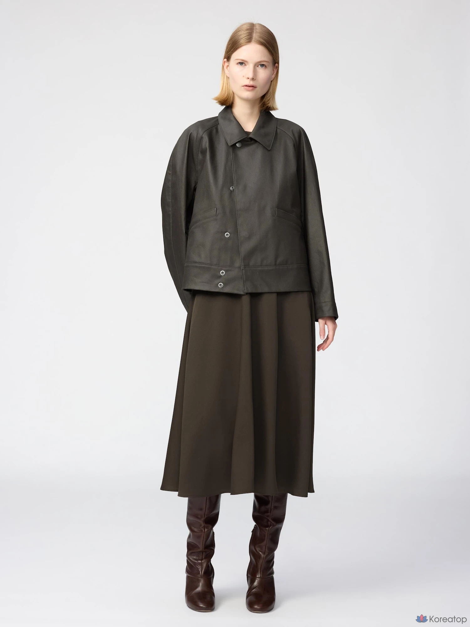 Куртка-бомбер Uniqlo Coated Blouson