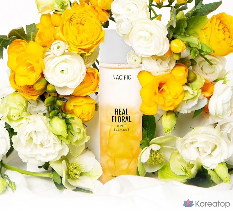 Тоник для лица NACIFIC Real Floral с календулой, 180 мл, 1 шт.