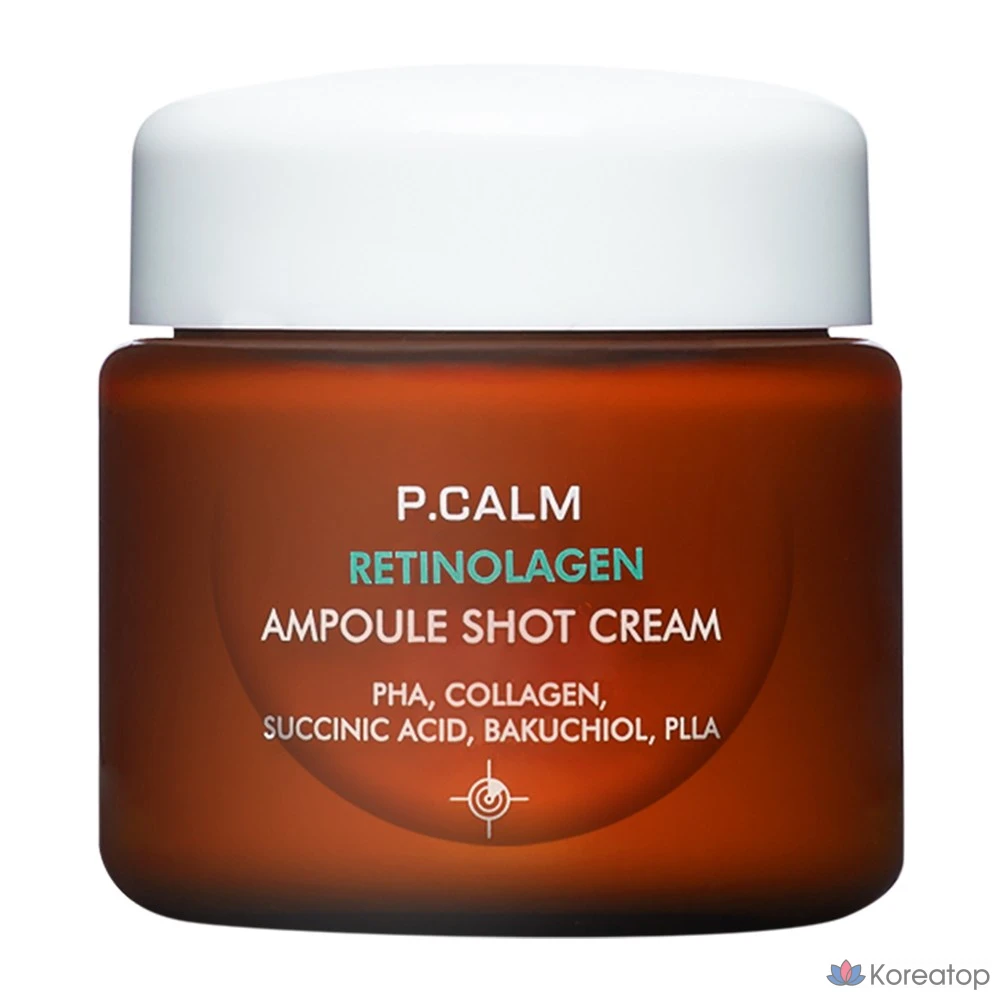 P.CALM Retinolagen Ampoule Shot Pore Cream, 1 шт., 60 мл