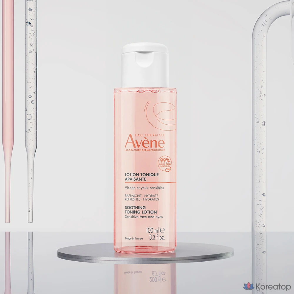 Тонер Avene Soothing Toning Lotion, 100 мл + ватные диски 20 шт., 1 шт.