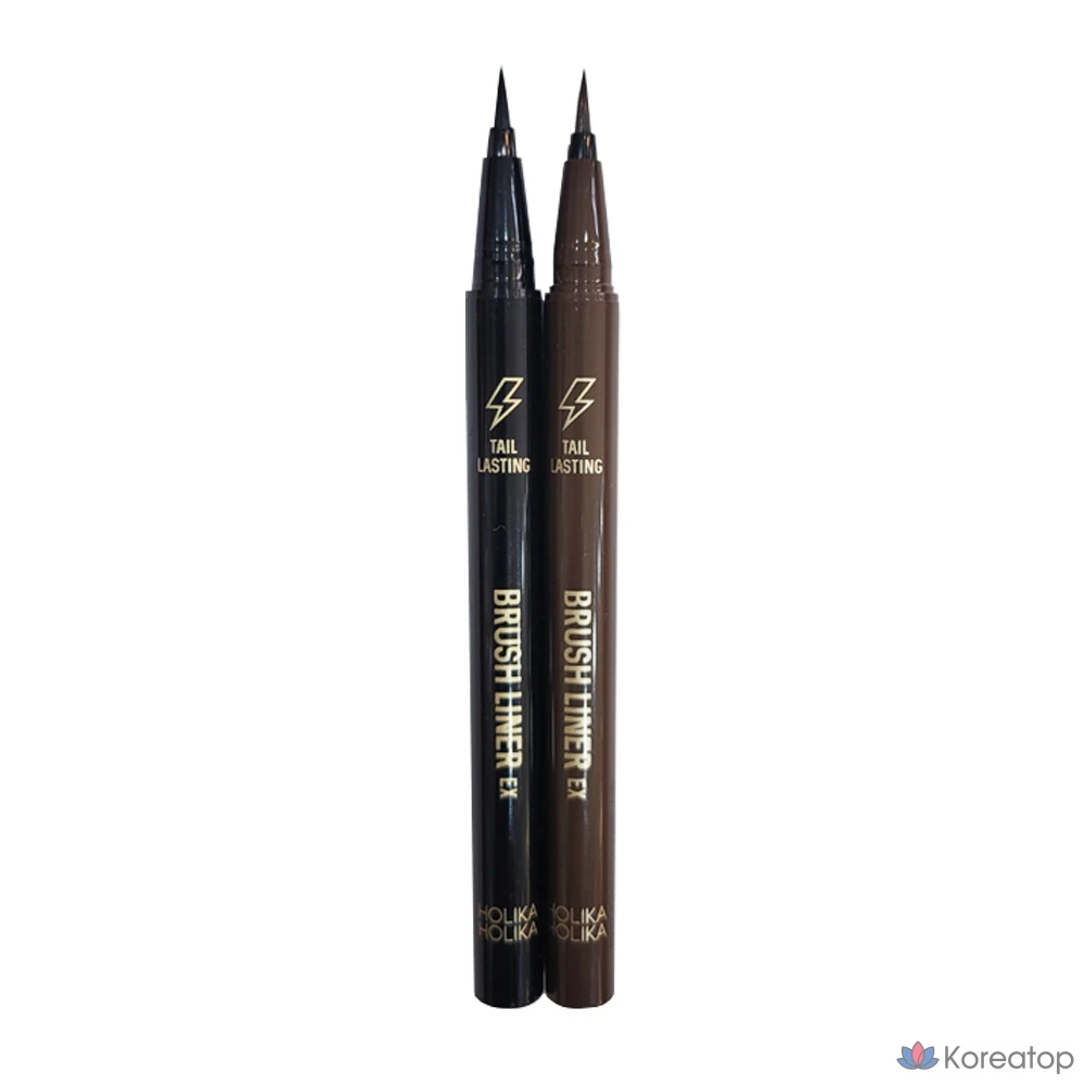 Подводка для глаз Holika Holika Tail Lasting Brush Liner EX, черный, 1 шт.