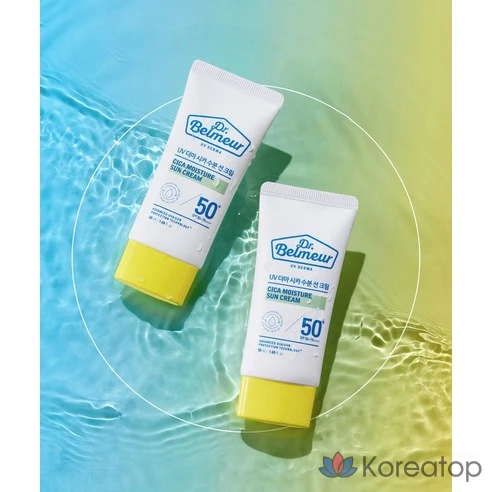 Солнцезащитный крем The Face Shop Dr. Belmer UV Derma Cica Moisture SPF50+ PA++++