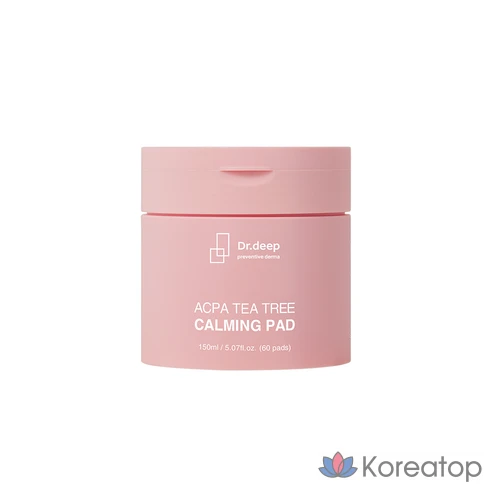 Успокаивающие подушечки Dr. Deep Akpa с маслом чайного дерева, 1 шт.