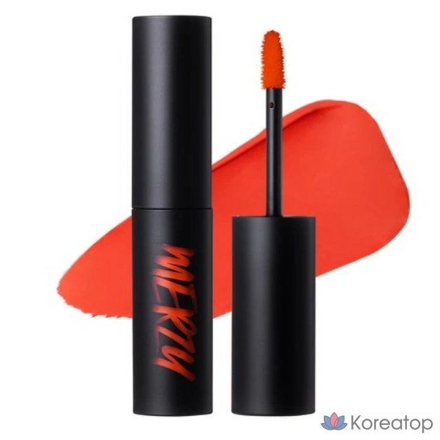 Тинт для губ MERZY The First Velvet Lip Tint, оттенок V3 Cassis Orange, 1 шт.