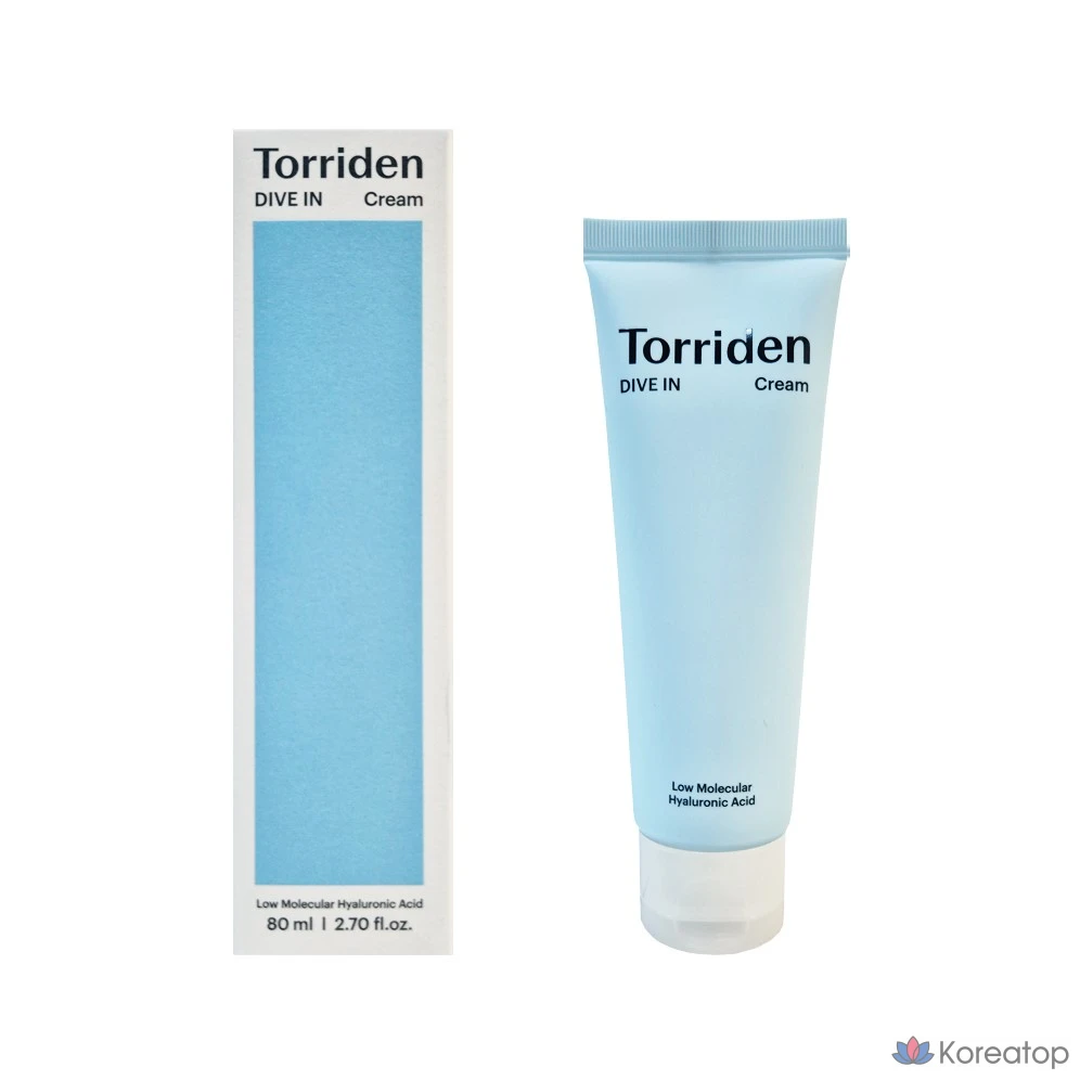 Крем Torriden Dive-in с низкомолекулярной гиалуроновой кислотой, 80 мл, 1 шт.