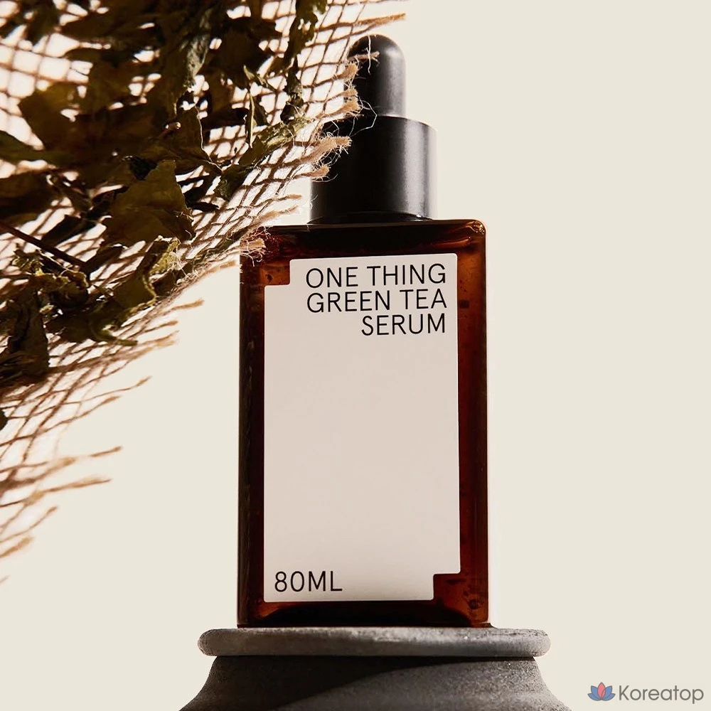 Укрепляющая сыворотка с зеленым чаем One Thing, 80 мл, 1 шт.