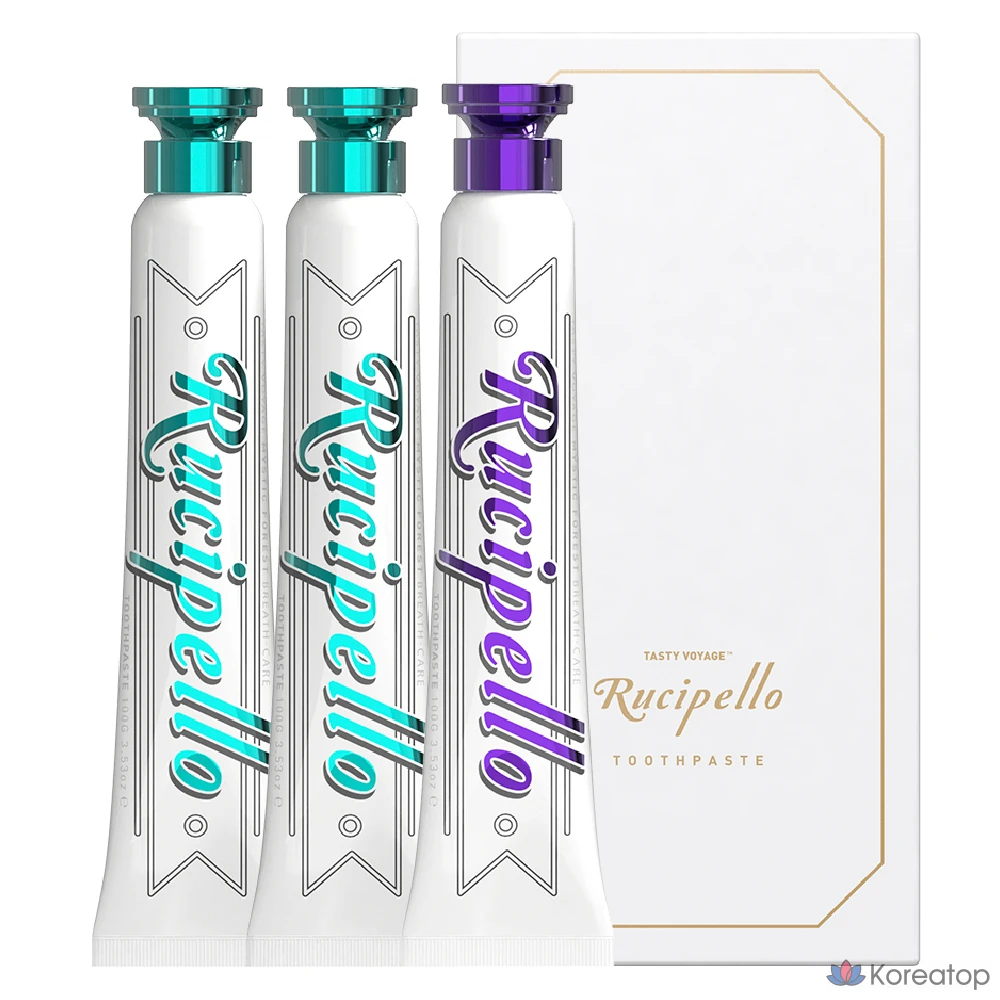 Набор для ухода Rucipello Зубная паста 3-piece Set, 100 г, 1 шт.