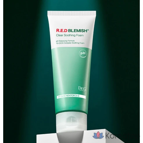Успокаивающая пенка для лица Dr.G Mildly Acidic Red Blemish Clear Soothing Foam