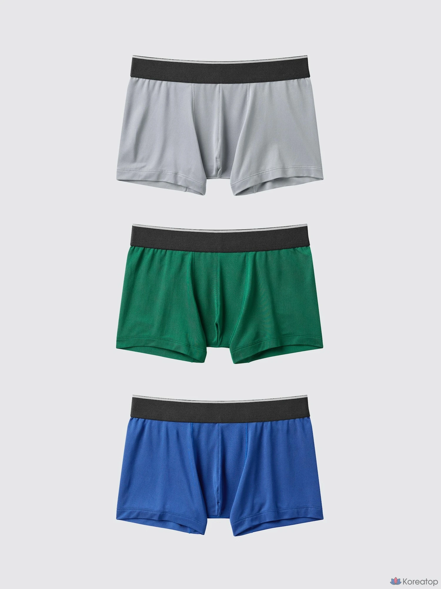 Трусы-боксеры для мальчиков Uniqlo AIRism Boxer Briefs, 3 шт.