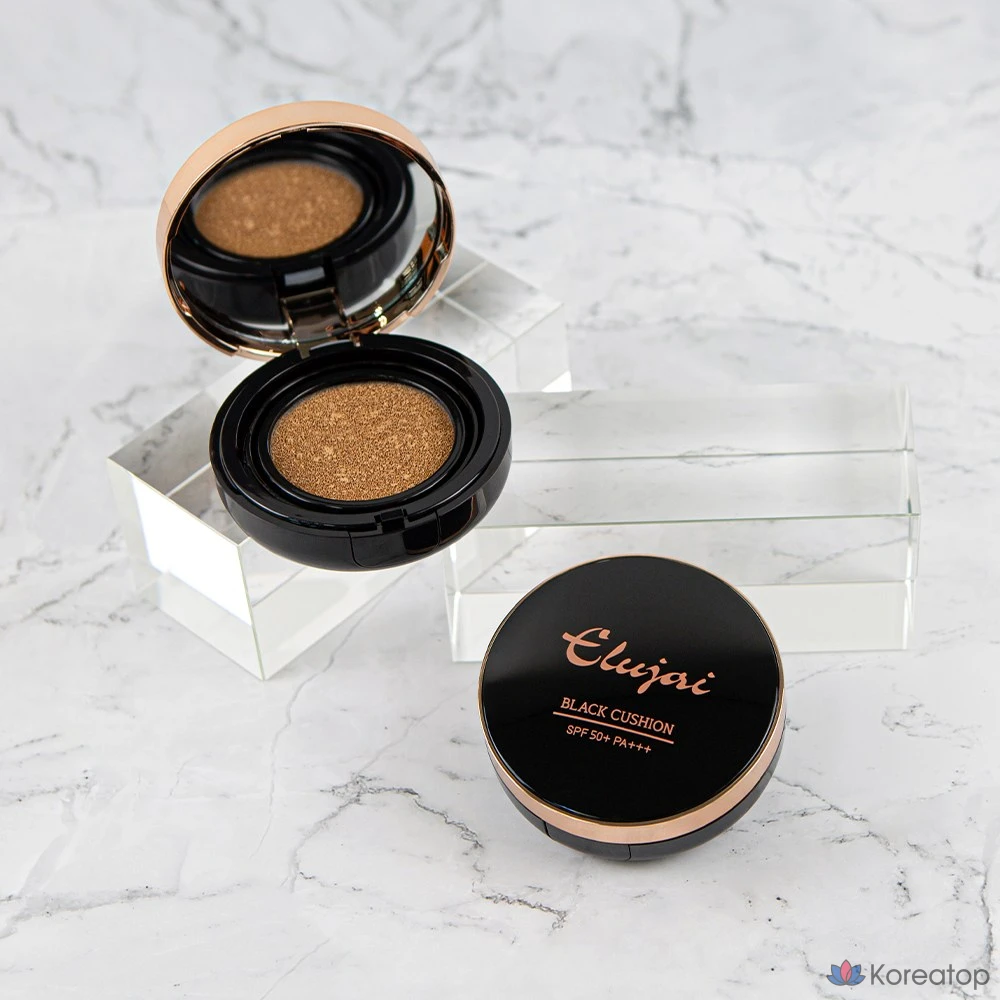 Кушон ELROEL Essence Moisture Cover Black Cushion, оттенок 23, 2 шт.