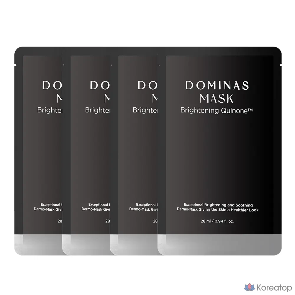Тканевая маска для лица Dominas Season 5 Brightening Mask, 28 мл, 2 шт., фото 3