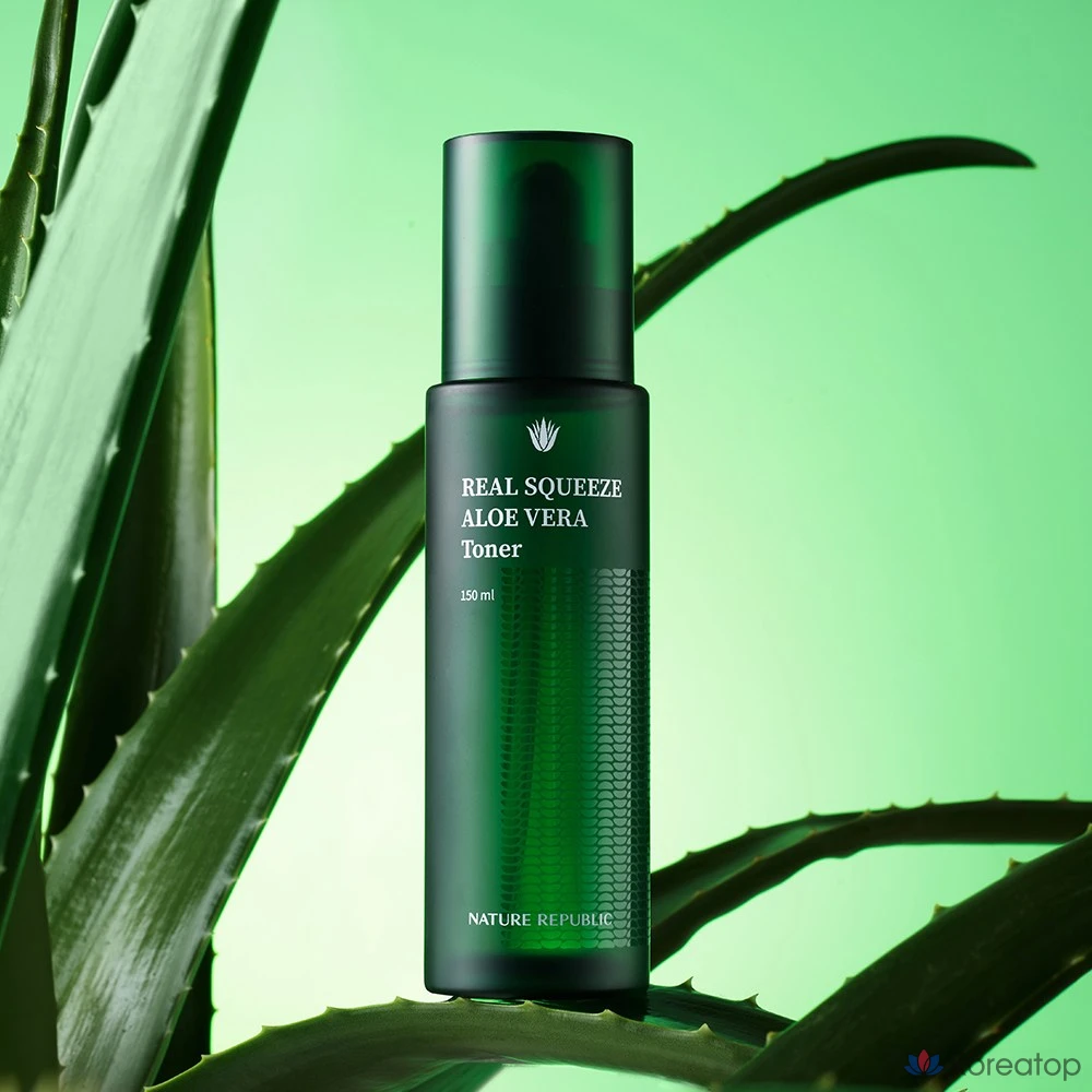 Тоник для тела Nature Republic Real Squeeze с алоэ вера, 150 мл, 1 шт.