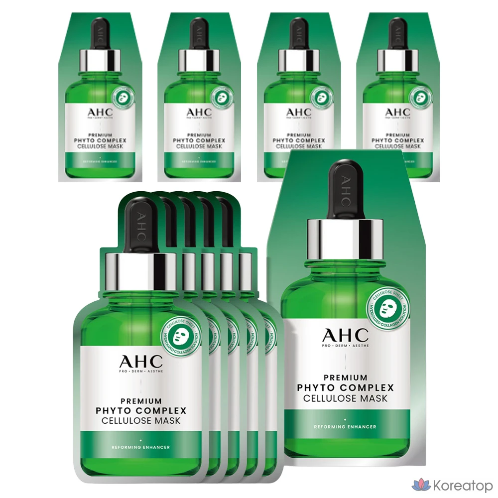 Целлюлозная маска AHC Premium Phyto Complex, 5 штук.