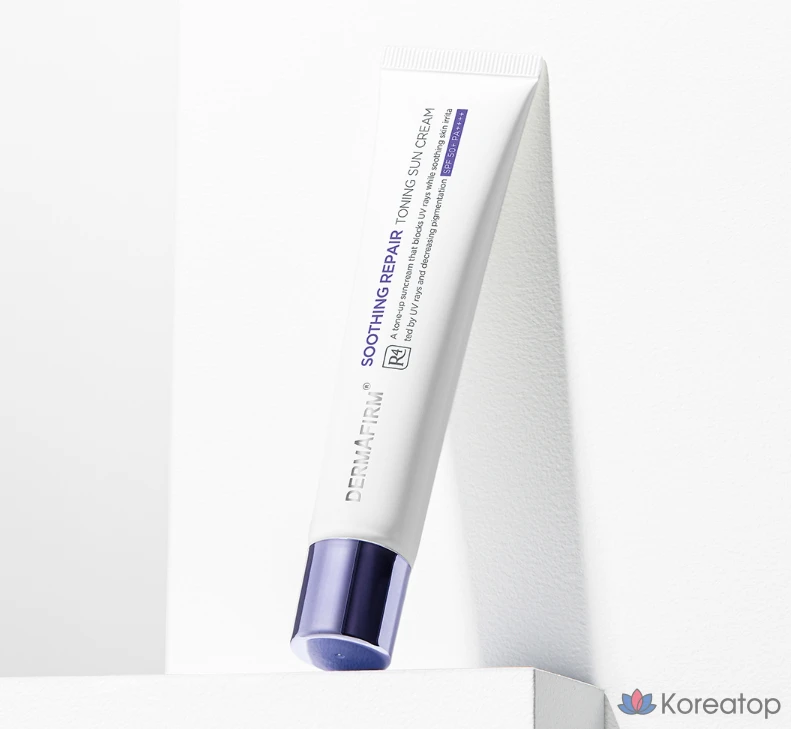 Успокаивающий восстанавливающий тонизирующий солнцезащитный крем Dermafirm R4 SPF50+ PA++++, 40 г, 1 шт.