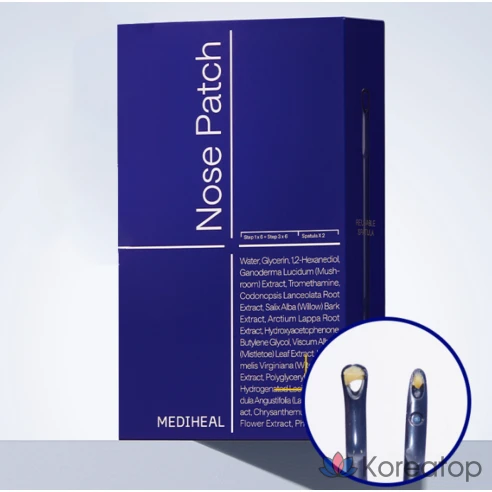 Очищающие патчи для носа Mediheal Blackhead Melting Clear Nose Patch
