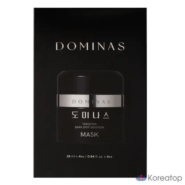 Тканевая маска для лица Dominas Season 6 Brightening Mask, 28 мл, 1 шт.
