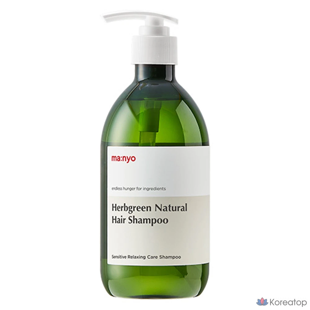 Натуральный шампунь для волос Witch Factory Herb Green с ароматом трав и лимона, 510 мл, 1 шт.