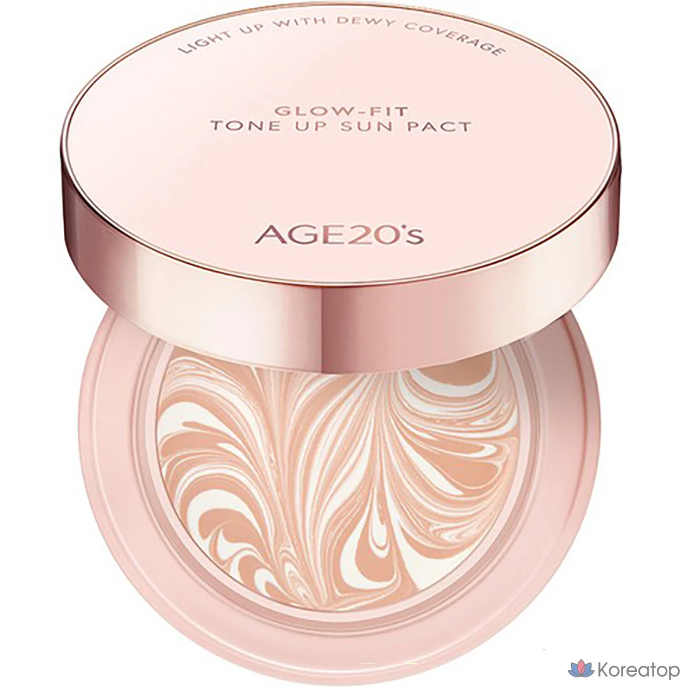 Солнцезащитный крем Age 20's Glow Fit Tone-Up Sun Pact SPF50+ PA++++, 12,5 г, 1 шт.