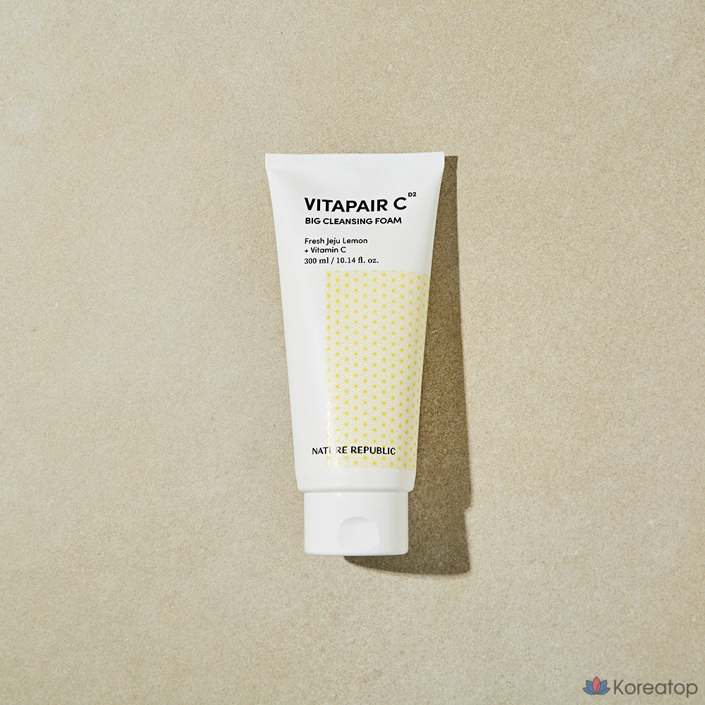 Очищающая пенка Nature Republic Vita Pair C Big Cleansing Foam, 300 мл, 1 шт.