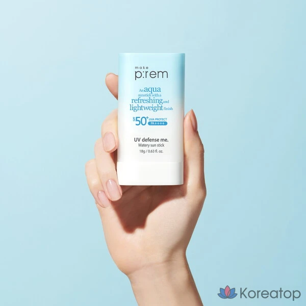 Солнцезащитный стик MAKE P:REM UV Defense Me Watery Sun Stick, 18 г, 1 шт.