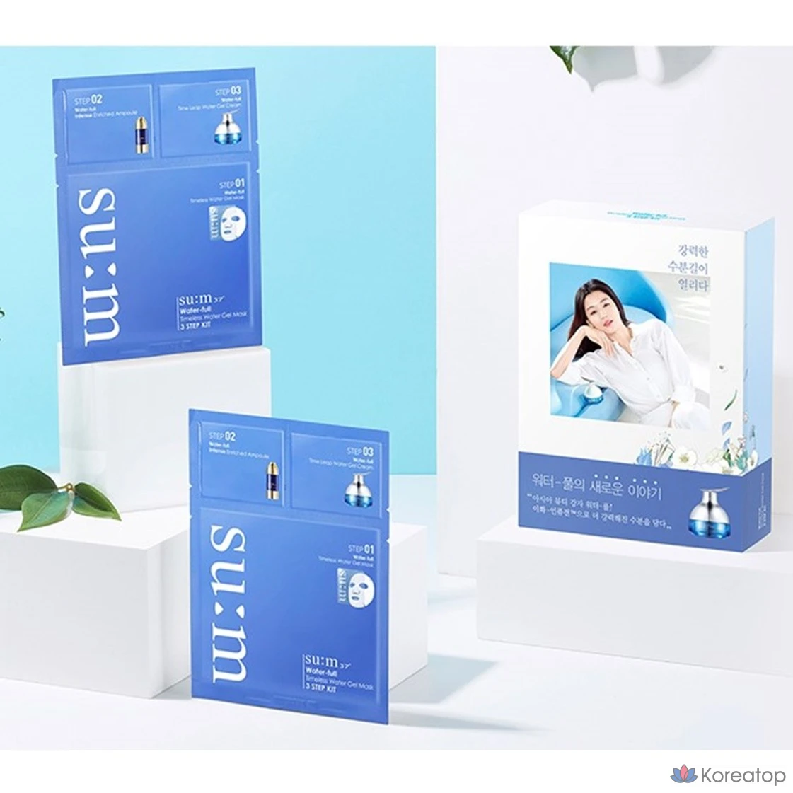 Su:m Waterful Marine Relief Gel Mask 3 STEP 10 Sheets, Pack 1, фото 3