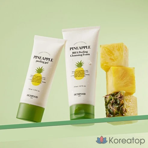 Пенка для умывания с BHA и ананасом Skinfood, 150 мл