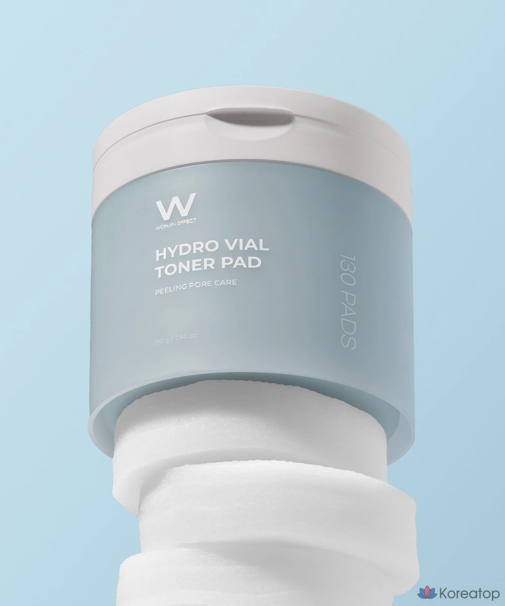 Тонер-подушечки Wonjin Effect Hydro Vial, 210 г, 130 листов, 1 шт.