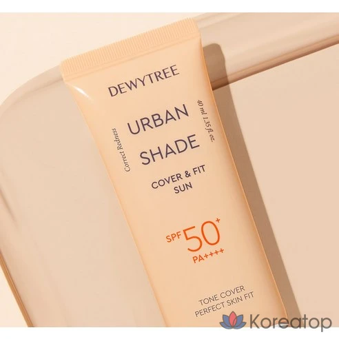 Солнцезащитный крем Dewytree Urban Shade Cover &amp; Fit SPF50+ PA++++
